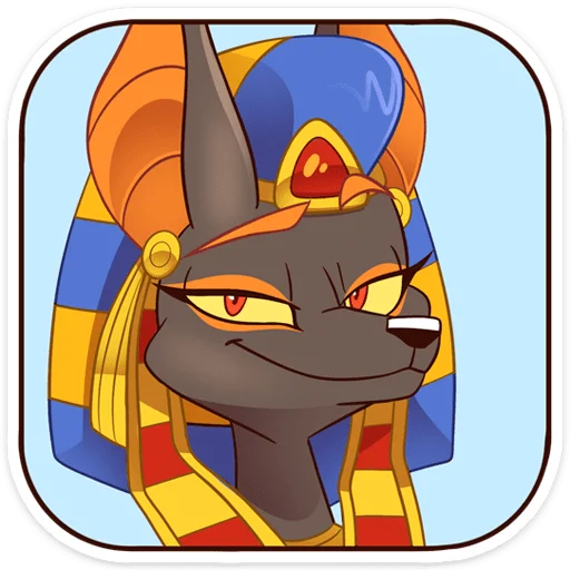 Sticker Анубис (@TgSticker) - 2