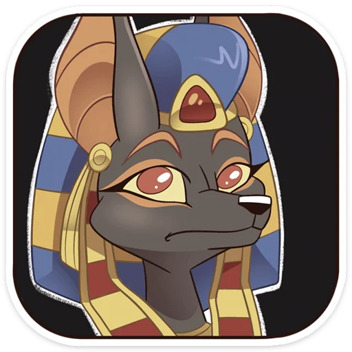 Sticker Анубис (@TgSticker) - 0