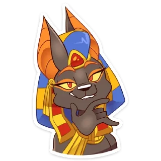 Sticker Анубис :: @stickroom - 6