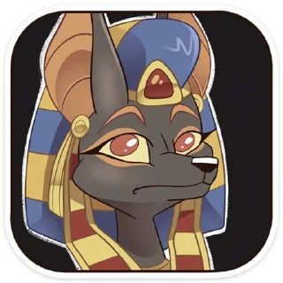 Sticker Анубис :: @stickroom - 3