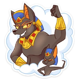 Sticker Анубис :: @stickroom - 1