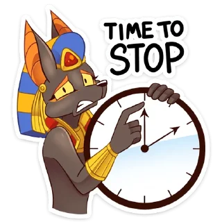 Sticker Анубис :: @stickroom - 10