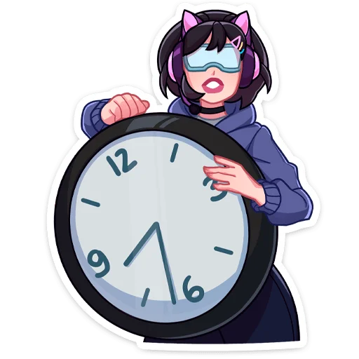 часы мультфильм человеческое лицо