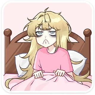 Sticker @tgsticker Новогодний посыльный Аня - 1