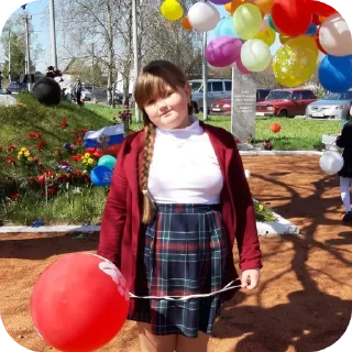 Sticker анюта - 10