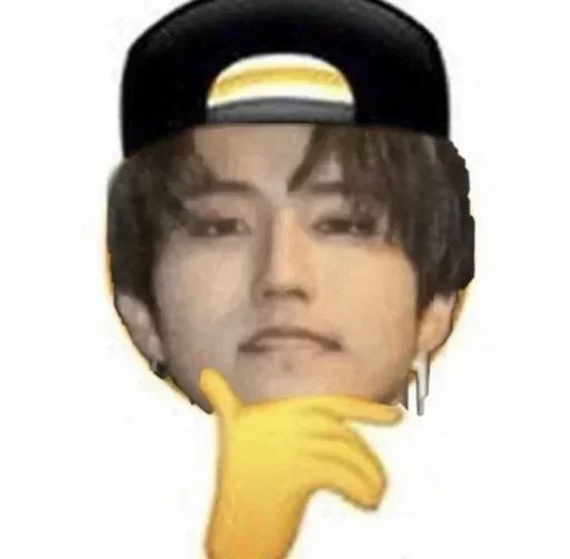 headphones human face cartoon