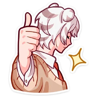 Sticker Аон от @TgSticker - 3