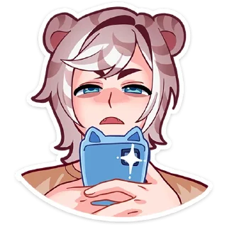 Sticker Аон от @TgSticker - 9