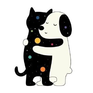 Sticker a pack full of hugs - 5