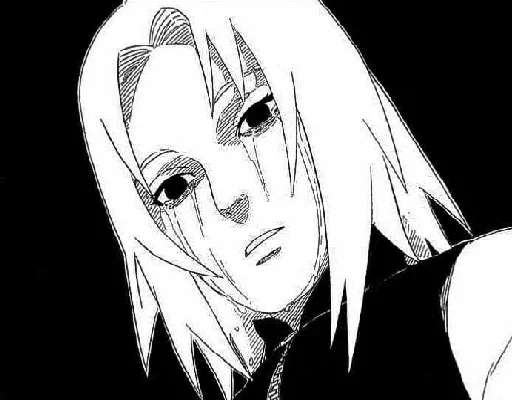 эскиз иллюстрация аниме