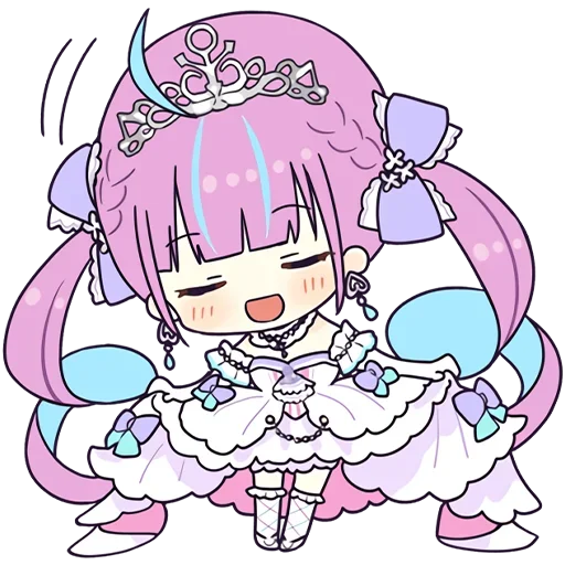 Стикер Аква-тян @tg_sticks - 3