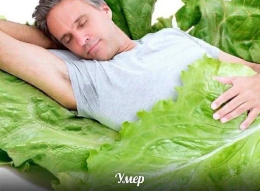 person vegetable human face