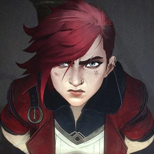 anime cartoon human face