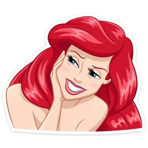 Стикер ariel_disney - 1