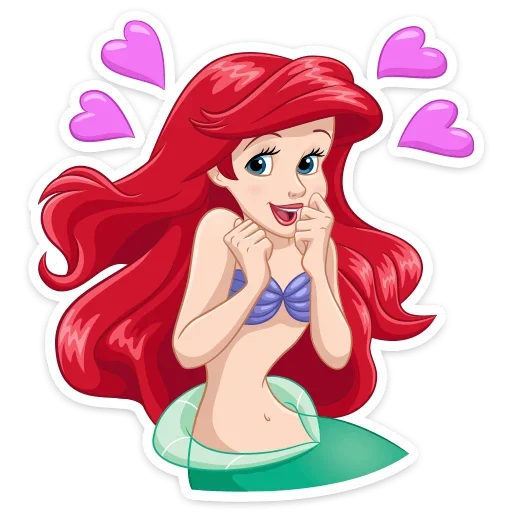 Sticker ariel_disney - 1