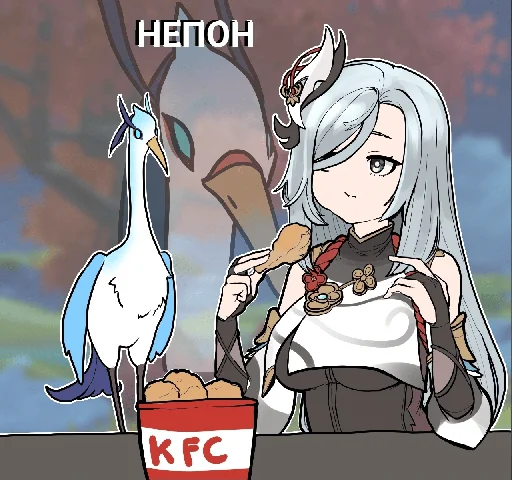 Sticker ариша что-то печатает - 7