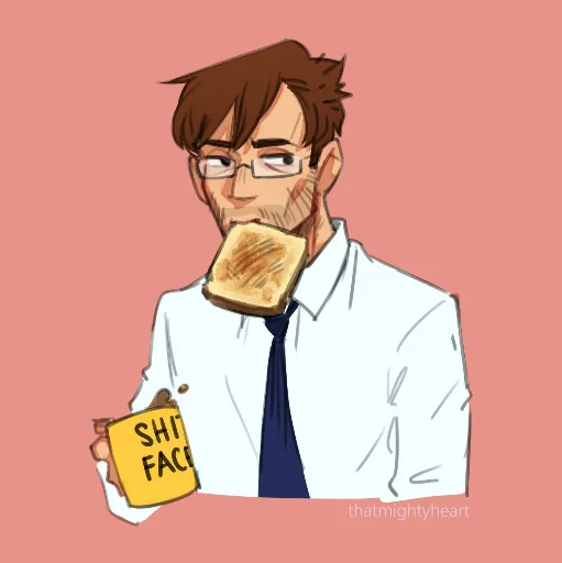 Sticker ариша что-то печатает - 2