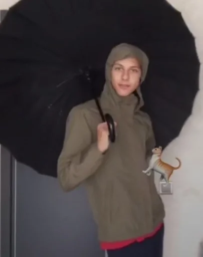 person accessory umbrella