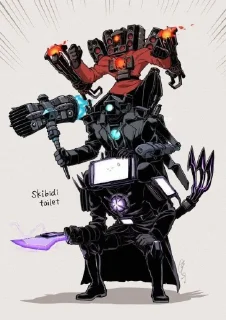 Sticker Арты скибиди туалет @MoiStikiBot - 0