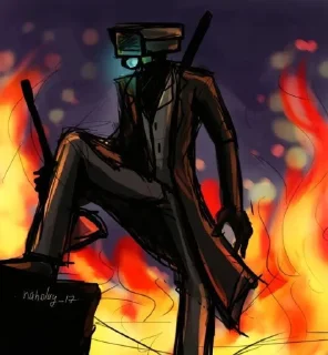 Sticker Арты скибиди туалет @MoiStikiBot - 2