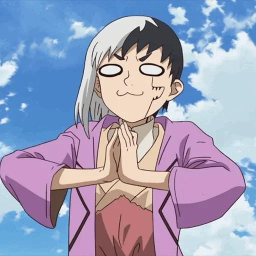 Стикер asagiri gen @bedadunia - 1