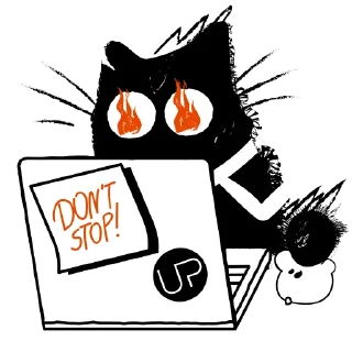 Sticker Служба спасения от выгорания - 4