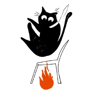 Sticker Служба спасения от выгорания - 5