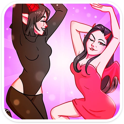 Стикер Асмодея :: @stickroom - 3