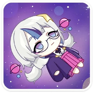 Sticker Астерия от @TgSticker - 4