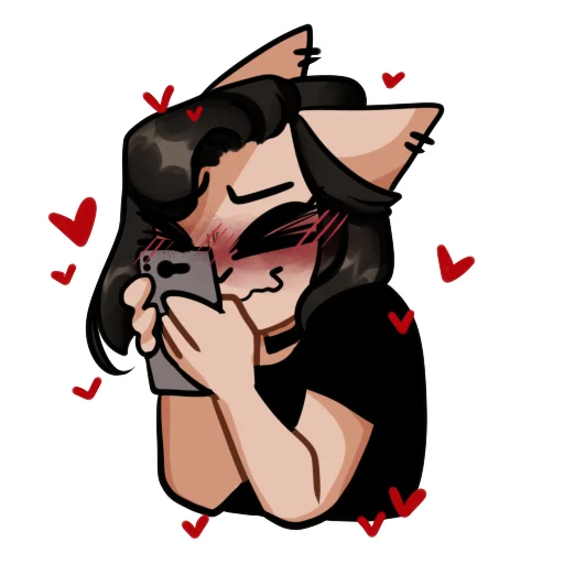 Стикер asterycat - 1