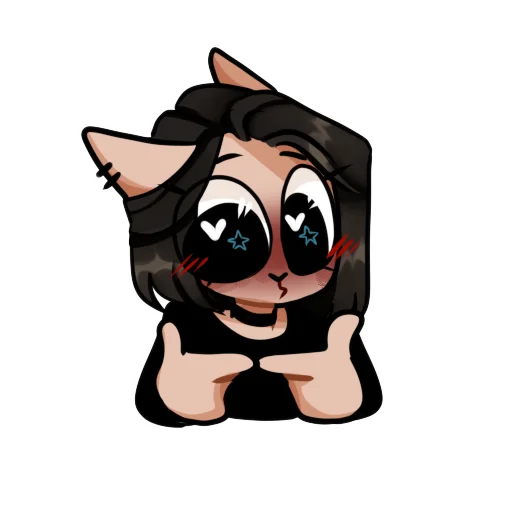 Sticker asterycat - 1