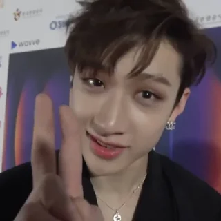 Стикер — BANGCHAN @skztikel - 3