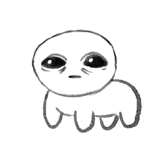 Sticker autistic creature time - 8