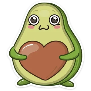 Стикер Авокадик :: @TgSticker - 5