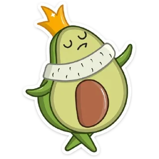 Стикер Авокадик :: @TgSticker - 2