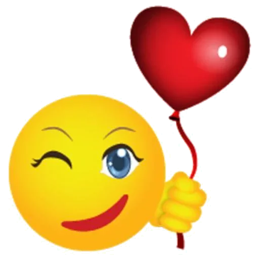 воздушный шар клипарт смайлик