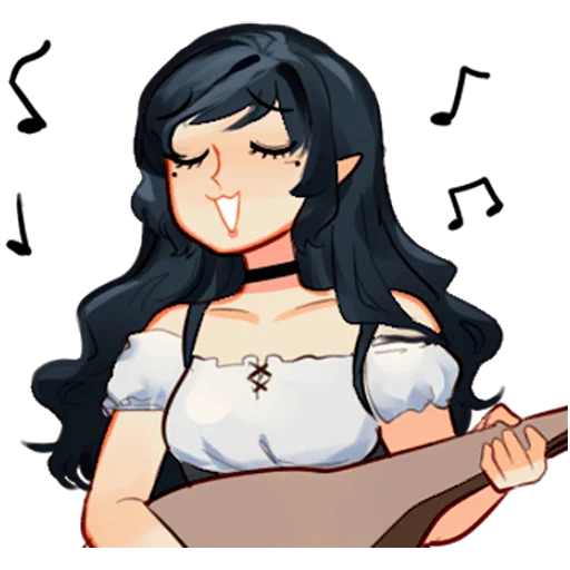 Стикер Аяна @nyasticks - 9