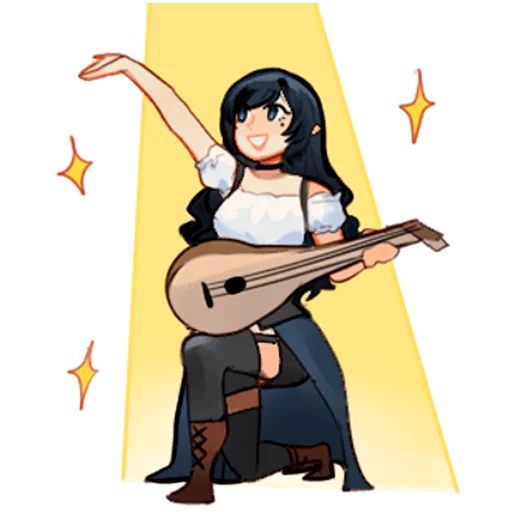 Стикер Аяна @nyasticks - 5