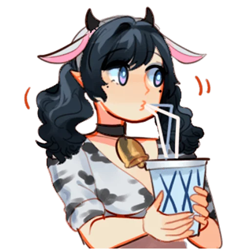 Стикер Аяна @nyasticks - 0