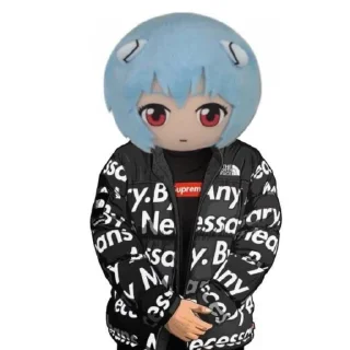 Стикер плюшевая рей - 0