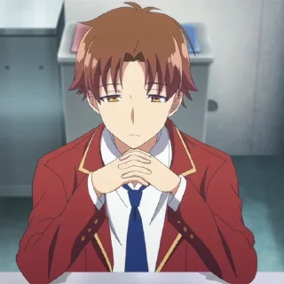 Стикер Ayanokouji pack @Am_Ackerman - 8