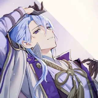 Стикер аято  @fordgenshin - 10