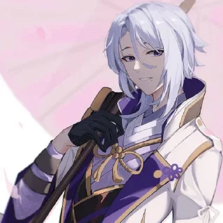 Стикер аято  @fordgenshin - 8