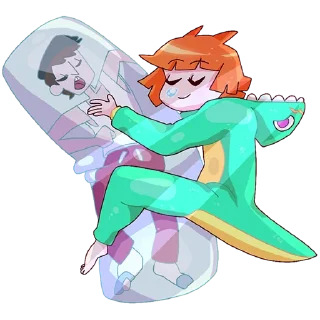 Sticker Айко-тян - Cпизжено с ВК ВАХХАВХАВХАВ - 0