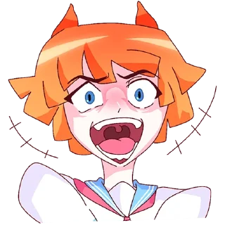 Sticker Айко-тян - Cпизжено с ВК ВАХХАВХАВХАВ - 4