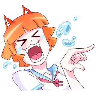 Sticker Айко-тян - Cпизжено с ВК ВАХХАВХАВХАВ - 9