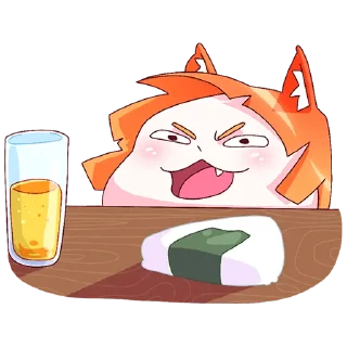 Sticker Айко-тян - Cпизжено с ВК ВАХХАВХАВХАВ - 6