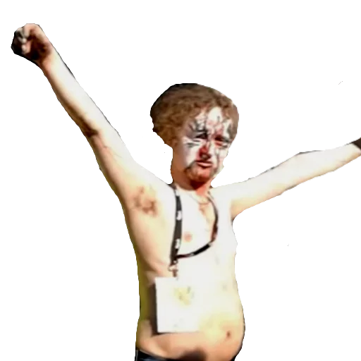 person human face dance