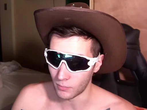 person human face goggles