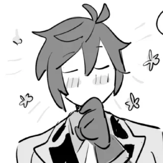 Sticker Zhongli (& Childe) - 5